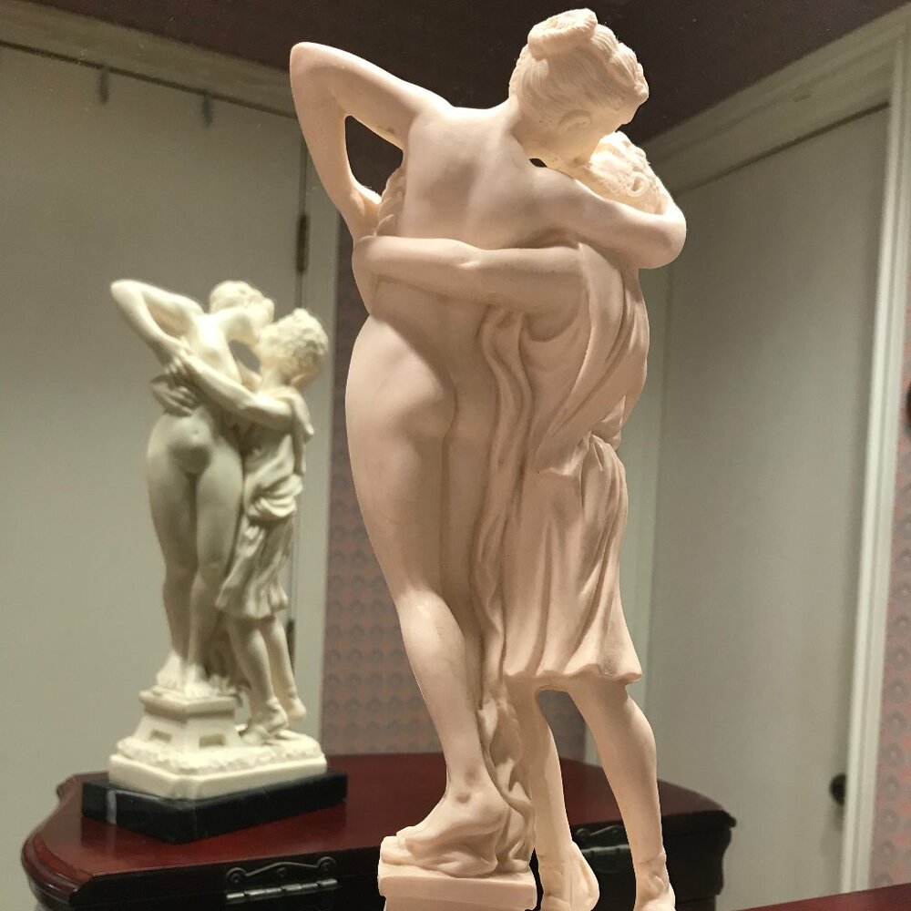 SALE!  Pygmalion and Galatea Sculpture from Italia
